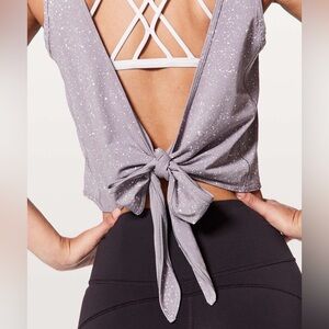 NWT Lululemon It’s A Tie Tank Splatter Dye Dusty Dawn